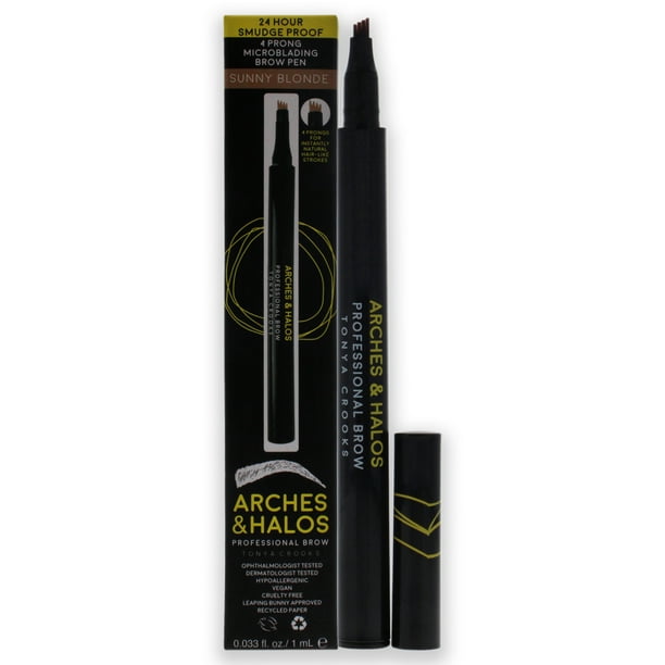 Lápiz Moldeador De Cejas Microblading - Rubio Soleado De Para Mujeres - Lápiz Para Cejas De 0,026 Oz
