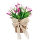 thumbnail image 1 of Flores De Tulipán Artificiales De Primavera, Corona De Cesta Colgante Para Puerta Delantera De Porche Y Patio, 1 of 5