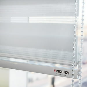 Vincenzi - Cortina Roller Duo Blanco 120X240Cm
