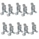 thumbnail image 1 of Abrazadera Bulldog 10 piezas 6 cm agarre de resorte – organizador, 1 of 5