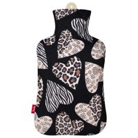 Guatero Thermicachile 2 Lt Negro Corazones Animal Print