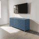 thumbnail image 2 of Cómoda Premium de Palillaje Mueble de Dormitorio - Azúl Marino - 180x40x90 cm, 2 of 2