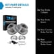 thumbnail image 2 of Kit de pastillas y discos de freno TRQ cerámicos para Dodge Ram 3500, 2 of 9