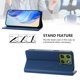 thumbnail image 3 of Funda Billetera con Soporte para Motorola Edge 70 Fusion Bloqueo RFID Plegable Azul, 3 of 6