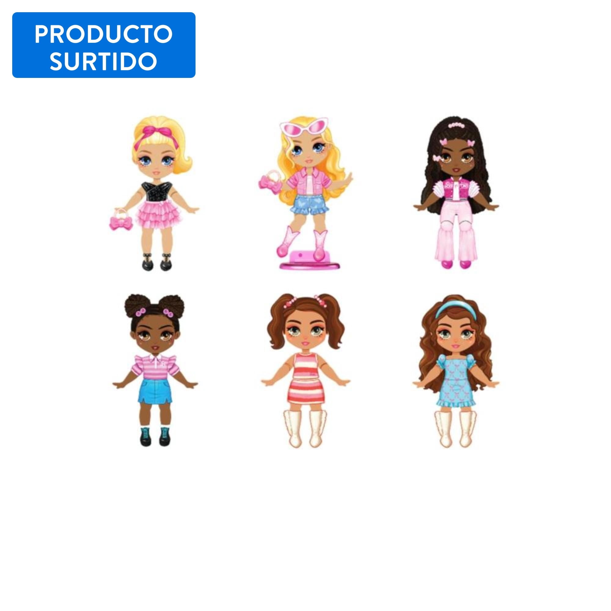 Barbie Stickeez Muñeca Surtido Sorpresa 3+