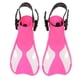 thumbnail image 3 of Ni?os Junior Buceo Natación Aletas Talón Abierto Rosa Rojo Blanco, 3 of 3