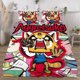 thumbnail image 3 of Aggretsuko 3-Piece Bedding Set For Kids Boys Girls Adult Cartoon Warm Cute Fashion Holiday Present Gift Bed Sheets, 3 of 5