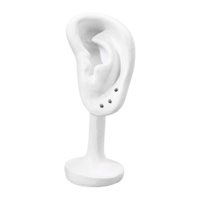 Magideal - Expositor De Aretes Con Forma De Oreja, Soporte Para Moldes De Oreja, Accesorios Para Fotos, Regalo, Organizador De Aretes Para Fotografía De Joyería, Blanco