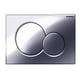 thumbnail image 1 of Actuador de doble descarga Geberit Samba 115.770.21.5 Chrome, 1 of 5