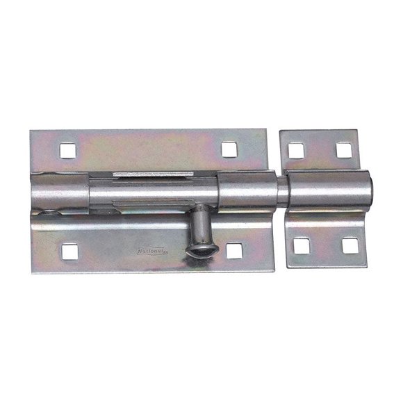 Barrel Bolt National Hardware, resistente, galvanizado, 5 cm