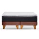 thumbnail image 2 of Cama Europea New Top Colchon Resortes 23 Cm 2 Plazas Base Dividida Tela Velvet Chocolate, 2 of 8