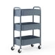 thumbnail image 5 of Organizador de almacenamiento SunnyPoint de 3 niveles Rolling Metal con ruedas, 5 of 5