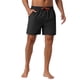 thumbnail image 5 of INSPIRA CHIC Pantalones Cortos de Playa para Hombre con Cintura Elástica y Cordón, Forro de Malla, Verano Casual, Talla 34, Negro, 5 of 5