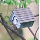 thumbnail image 5 of Casita para pájaros Home Bazaar Little Wren blanca para colgar, decorativa, 5 of 6