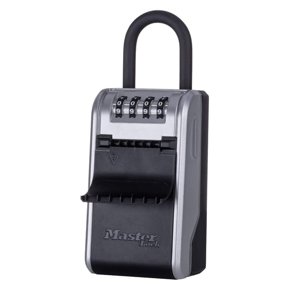 Lock Box Master Lock, combinación metálica de 4 dígitos, 14 x 8 x 13 cm