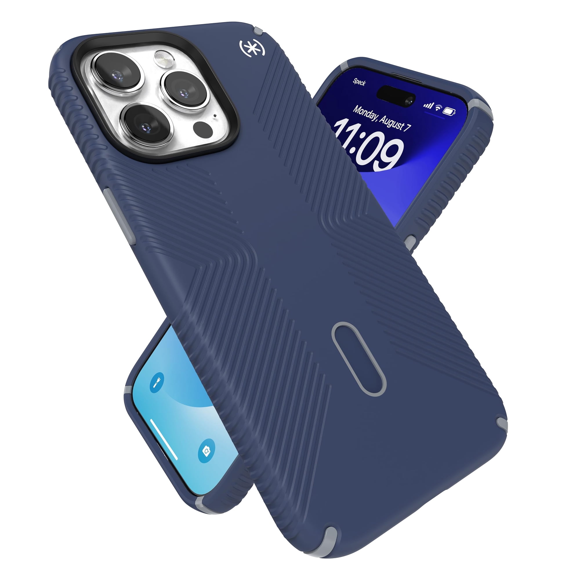Funda Para Teléfono Speck Iphone 15 Pro Max Presidio2 Grip Azul/gris/blanco