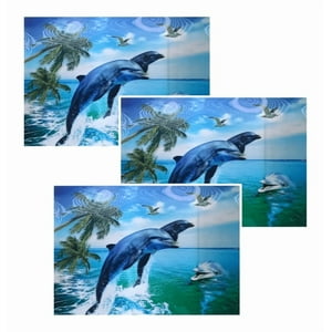 Genérico - Pack 6 Individuales Impermeables 3D 35X50