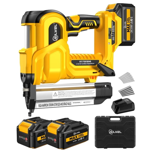 Clavadora inalámbrica SILVEL 21V 2 en 1 con 2 baterías de 2,0 Ah