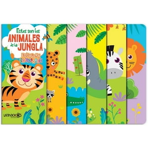 Zig-Zag - Libro Escalera De Colores - Estos Son Los Animales De La Jungla