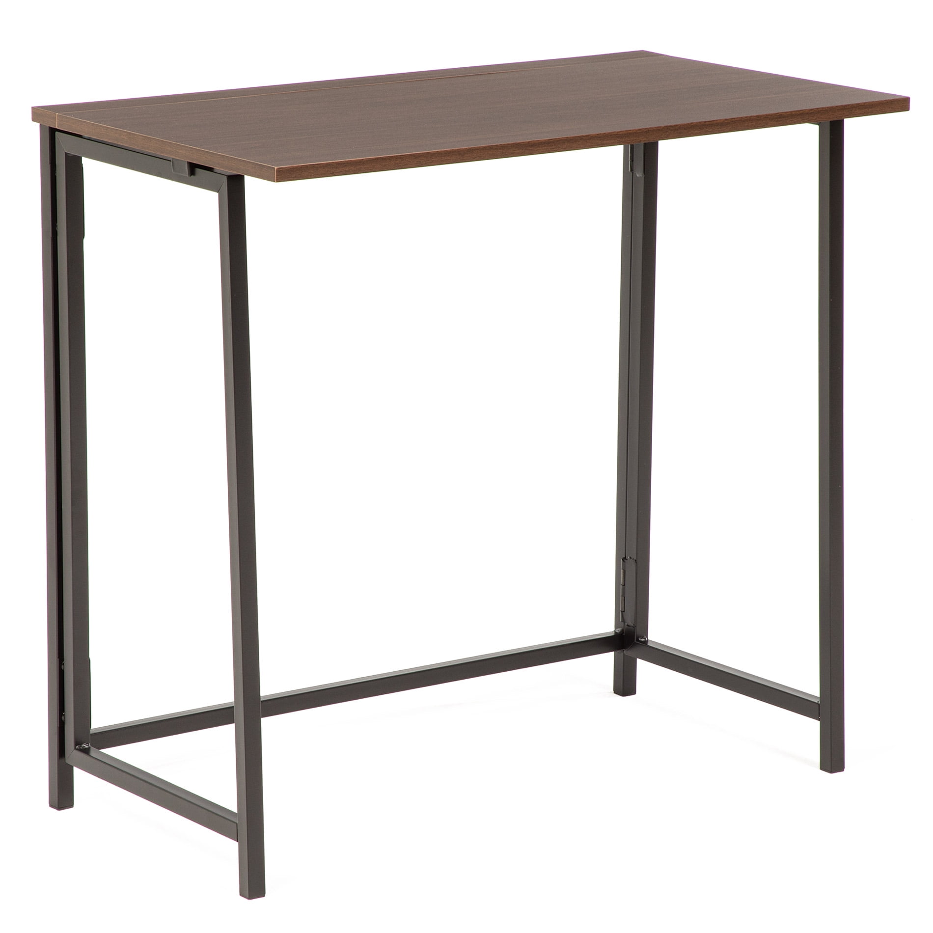 Relan - Escritorio Plegable Top Living Wengué Compacto Industrial