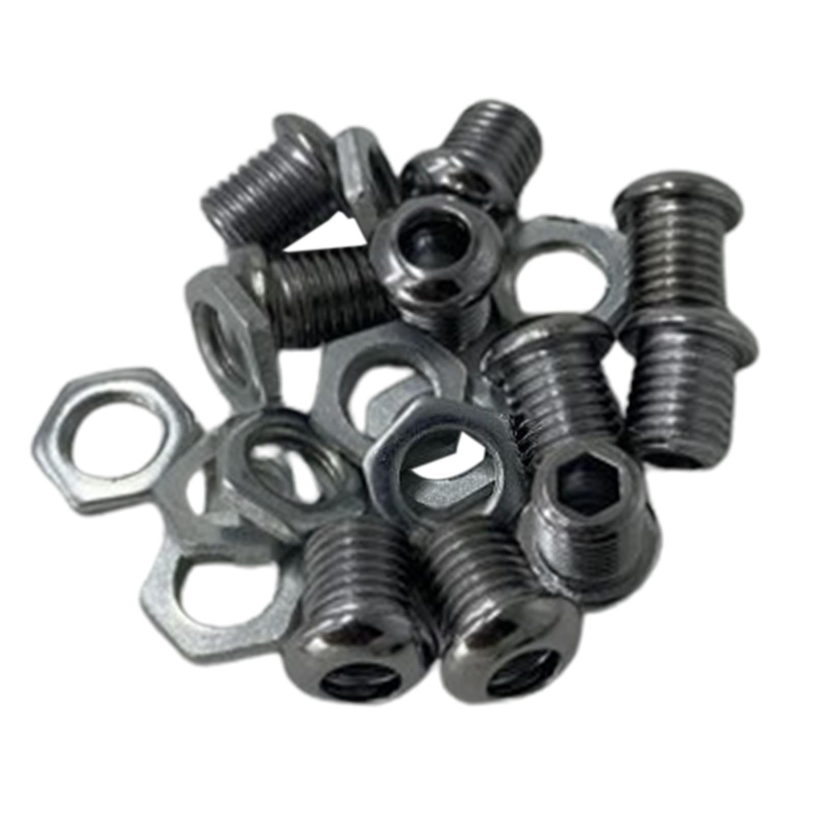 Bothyi - Juego De 10 Rejillas De Ventilación Con Juntas, Accesorios De Percusión De 1/2", Colador De Tambor De Engranaje, Plateado