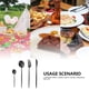 thumbnail image 3 of Juego de cubiertos para 2, juegos de utensilios de acero inoxidable, juegos de cubiertos, tenedores, cucharas y cuchillos para la cocina del hogar., 3 of 5