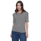 thumbnail image 1 of Polera Mujer Rib Vuelos Líneas Negro Corona, 1 of 5