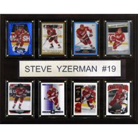 C&I Collectables - Placa Nhl Steve Yzerman Detroit Red Wings Con 8 Cartas Coleccionables