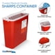 thumbnail image 5 of Contenedor para objetos punzantes Oakridge Products, 5 litros (paquete de 2), Biohazard, 5 of 7