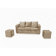 thumbnail image 2 of Sofa princess 3 cuerpos 2 puff felpa, 2 of 4