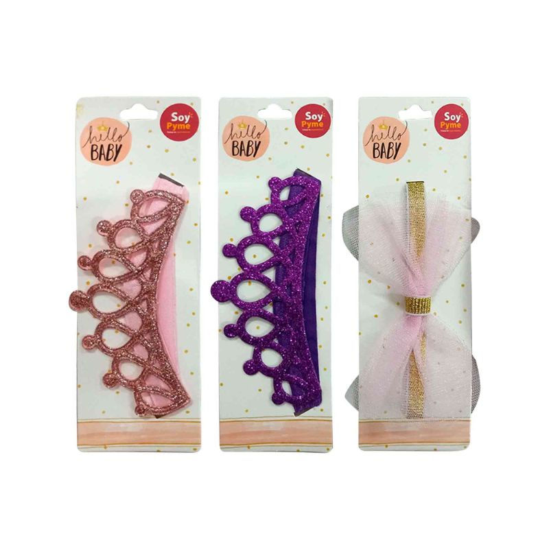 Accesorio De Cabello Diadema Corona 1 Un Hello Baby