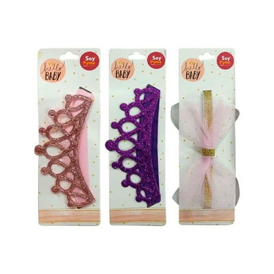 Accesorio De Cabello Diadema Corona 1 Un Hello Baby