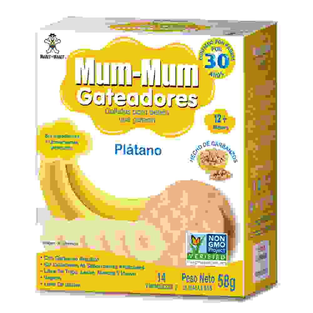 Galletas Sábor Platano 58 g Baby Mum-Mum