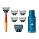 thumbnail image 1 of Set de maquinillas de afeitar Harry's Razors para hombre con 5 hojas de repuesto y gel de afeitar, 1 of 3