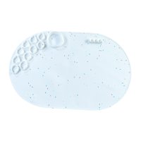 Magideal - Tapete De Silicona Para Manualidades, Tapete De Pintura De Silicona, Lámina De Silicona Para Mostrador, Tapete Artístico De Silicona Multiusos Antides Blanco
