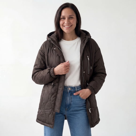 Parka Boulevard Mujer Café Talla L
