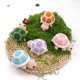 thumbnail image 4 of Figura de juguete caiyjhao Mini Tortuga de crochet (2 unidades) Naranja, 4 of 6