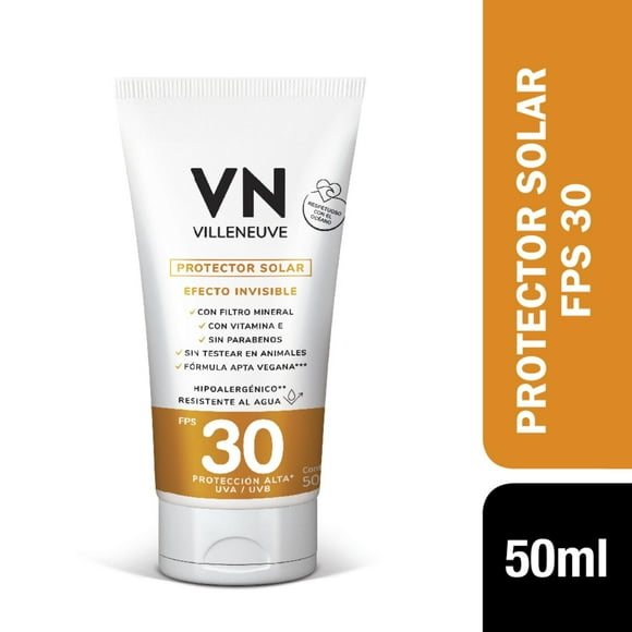 Protector solar Villeneuve f30, 50 ml