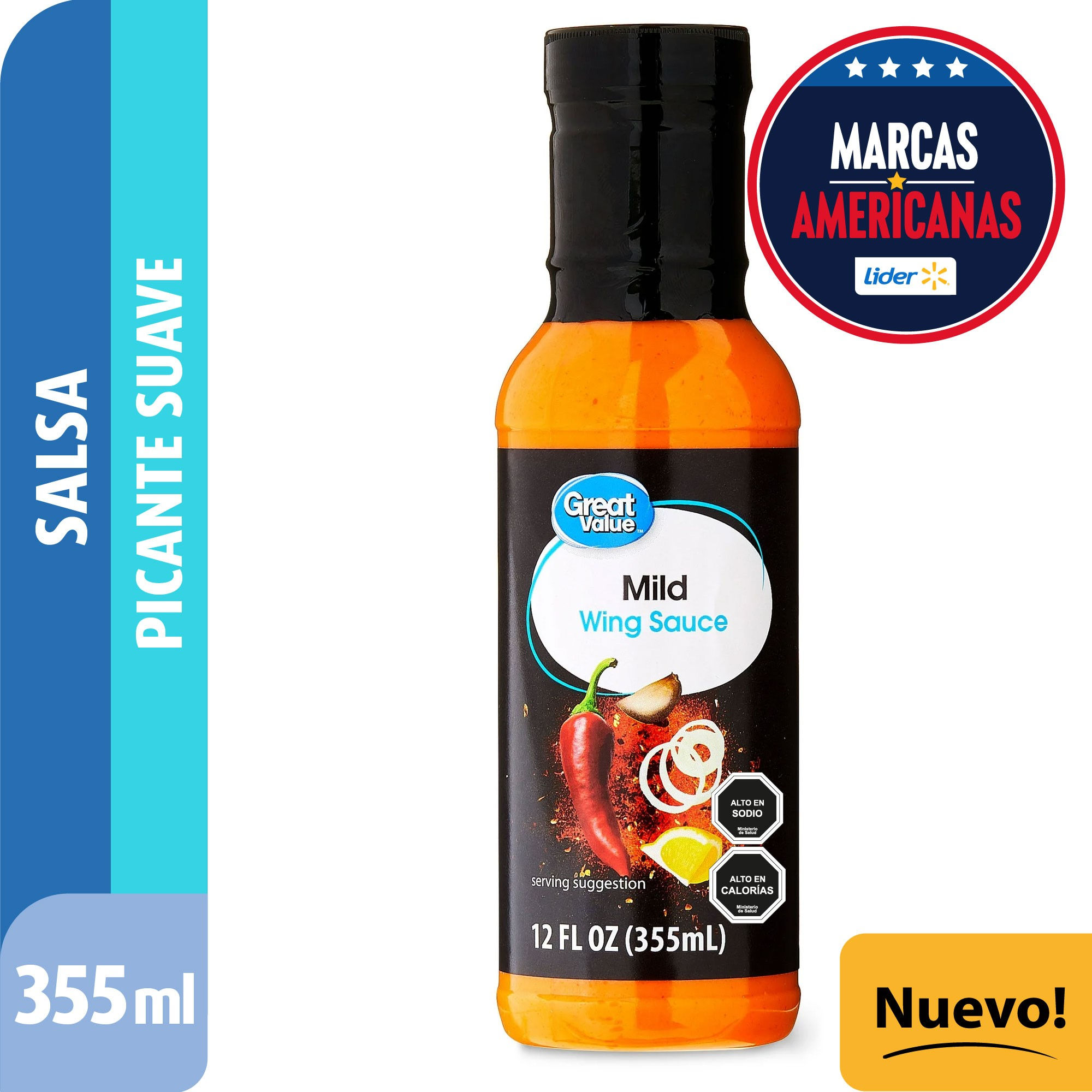 Salsa Picante Suave 355 ml Great Value