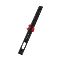 Magideal - Regla De Bolsillo Para Carpintería, Regla Cuadrada, Herramienta De Carpintería, Pulgadas Y Métricas, Aleación De Aluminio, Portátil, Regla De Trazado, 30 Centímetros