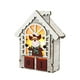 thumbnail image 3 of Casa De Pueblo Navidad Luces LED Edificios Dormitorio Oficina Regalo Figuritas Elk, 3 of 3