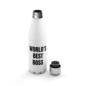 Creango - Botella Agua Termica The Offices Wolds Best Boss De Acero Inoxidable
