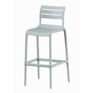 Escandinavia - Piso Taburete Silla Alta Bar Cocina Galt 65Cm Gris Claro Gris Tamaño Unico