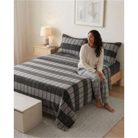 Mylhogar - Juego De Sabanas De Polar King Diseños Estampados Invierno