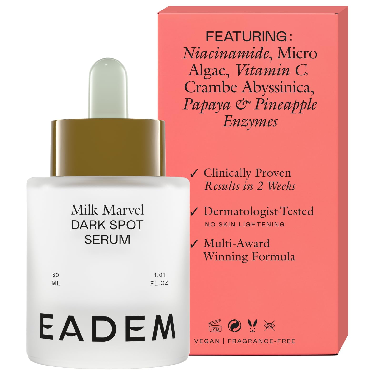 Sérum Para Manchas Oscuras Eadem Milk Marvel Con Vitamina C 30 Ml