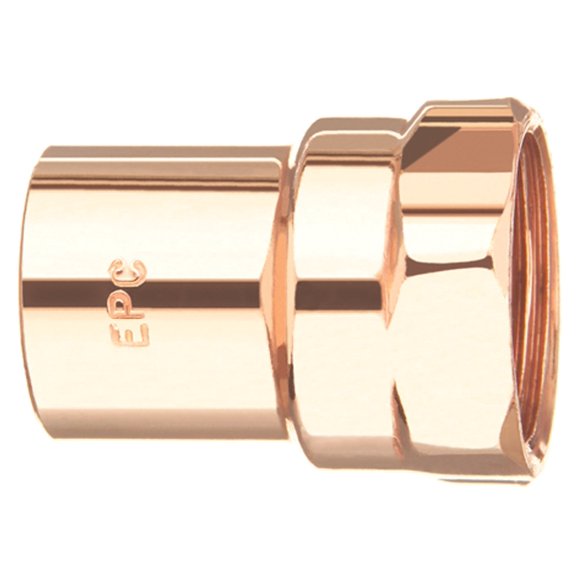 Adaptador hembra de cobre Elkhart 3/8" x 1/2"