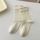 thumbnail image 1 of Pack 5 Pares Calcetines Suxumhao Con Volantes Blanco, 1 of 2