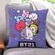 thumbnail image 1 of BT21 Fundas de almohada de terciopelo con tema, regalos de funda de almohada, decoración para el hogar, cojín de lanzar, regalo de cumpleaños para fans y parejas.56*56cm., 1 of 6