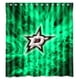 thumbnail image 1 of Cortina de ducha Dallas Stars, juego de cortina de baño con ganchos, tamaño 60 x 72 pulgadas, 1 of 3