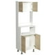 thumbnail image 2 of Mueble Microondas 4 Puertas Fm-011c Café Claro Y Blanco, 2 of 6